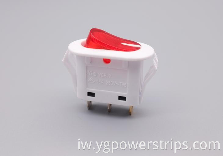 Rocker Switch Single Pole Ysr 9k 4